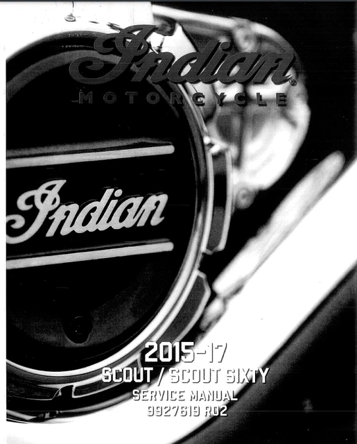 Harley Davidson Scout SIXTY 2015-2017  - Repair Service Manual  508pag - ENG