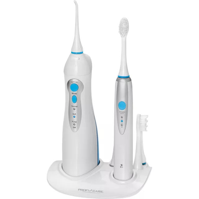 Set limpieza bucal Irrigador dental Inalámbrico Cepillo dientes sónico bateria