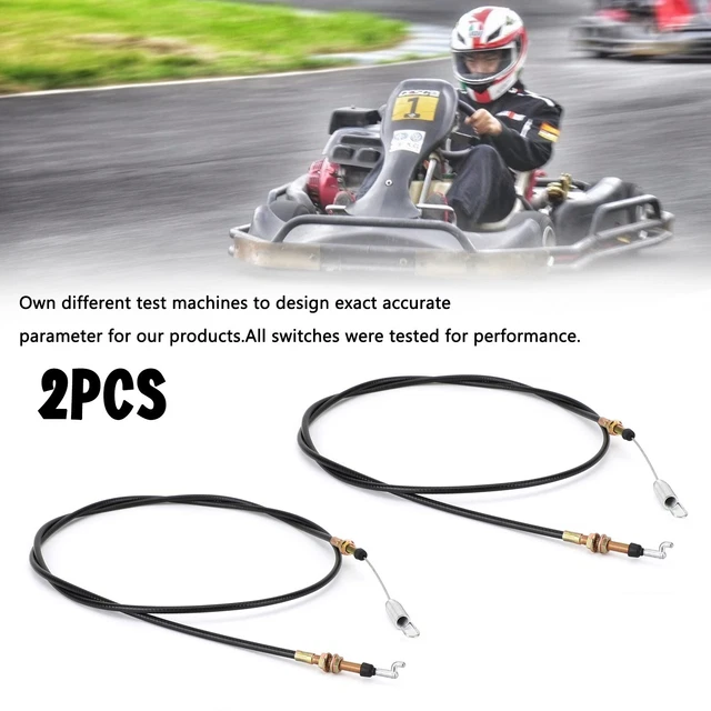 2Pcs Câble Manette Vitesse Pour Chuck Wagon Trail Wagon Land Master LM400 LM650