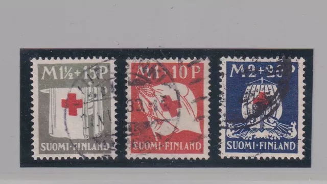 1930 Finlandia: pro Croce Rossa (N° 156/58) s. cpl. G.Chiavarello. 167/s467
