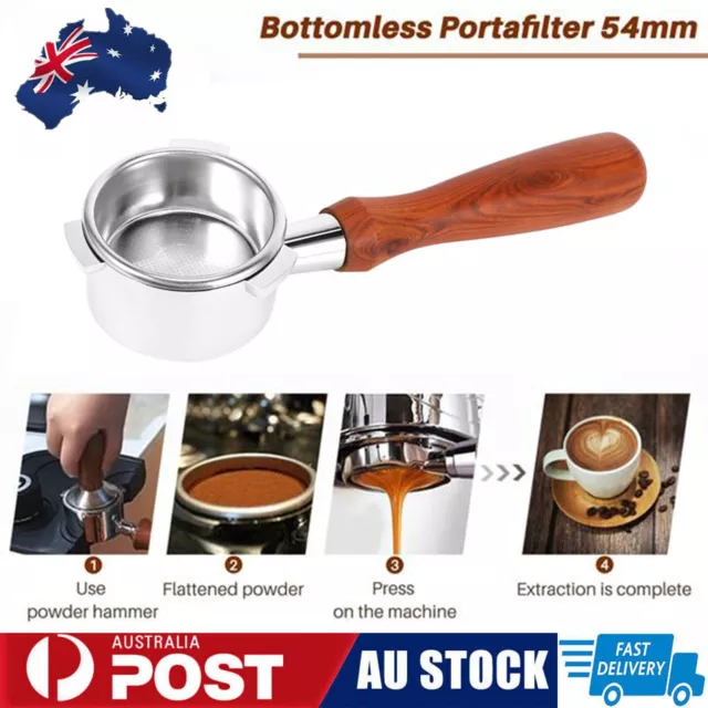 54mm Bottomless Portafilter for Breville Barista Series and Espresso Machines