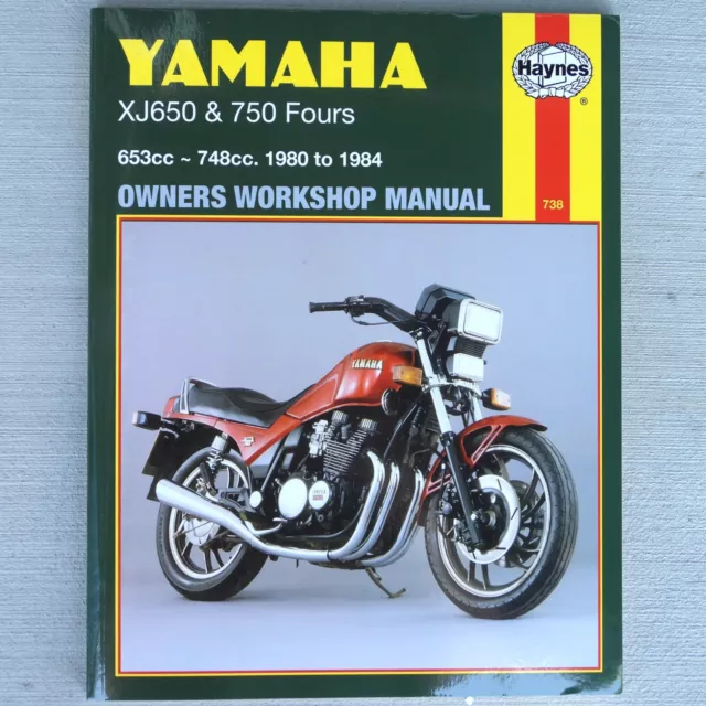 1980-1984 Yamaha XJ650 XJ750 XJ 650 750 Maxim Seca HAYNES REPAIR MANUAL 738