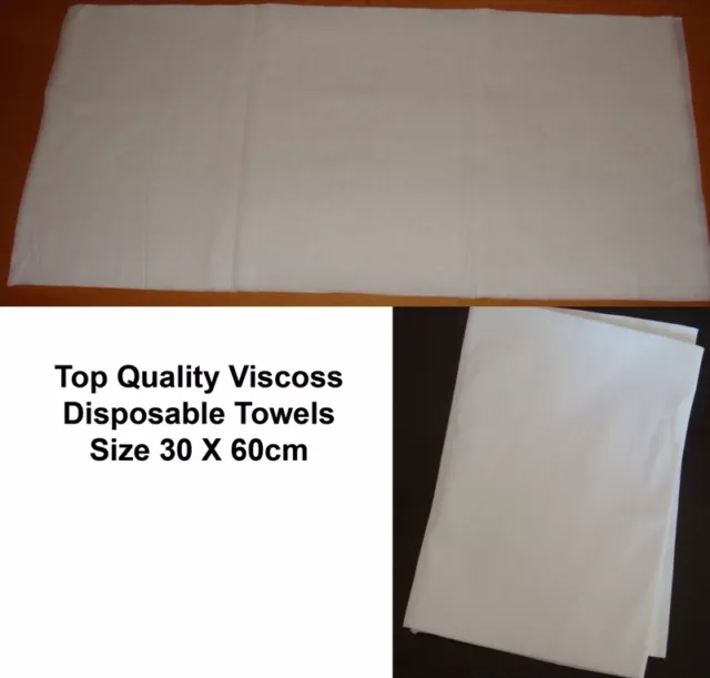 100 PCS 30x60cm Disposable Salon Towels Pedicure Gym Beauty Wipe Facial Cleaning