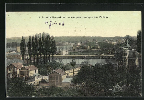 CPA Joinville-le-Pont, panoramic view of Palissy 1908