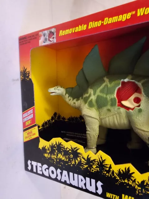 Jurassic Park Stegosaurus Jp07-Acción Cola Con Picos 1993 Kenner Nuevo 2