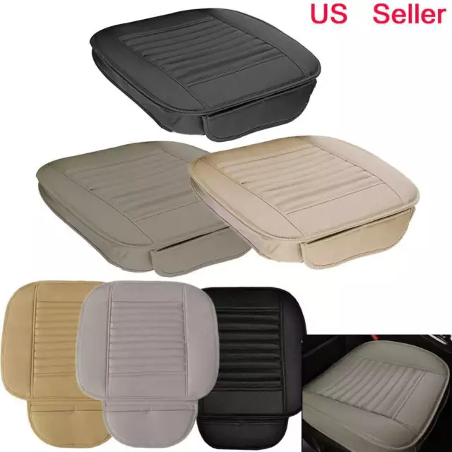 2XUNIVERSAL CAR SEAT Cover PU Leather 3D Breathable Pad Mat for Auto Chair  Black $13.99 - PicClick