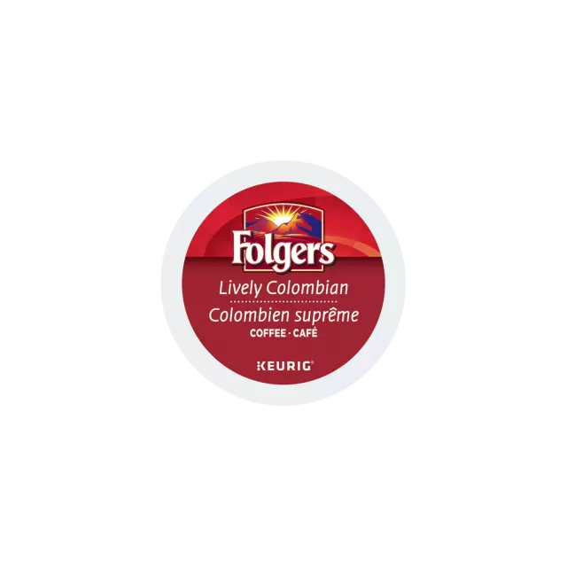 Folger's Coffee Keurig K-Cups, Lively Colombian, Medium Roast K Cups - 24 Count