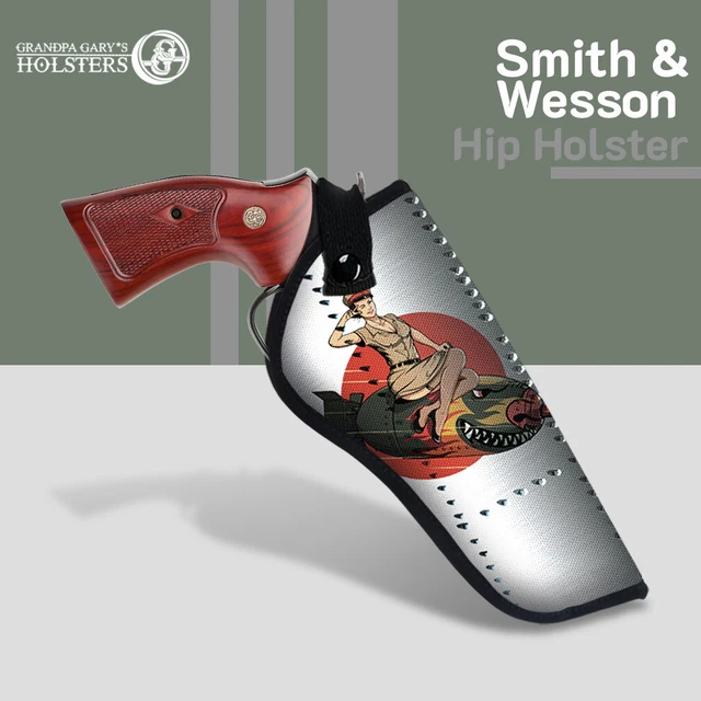 Smith & Wesson Model 586 Holster 6" Barrel Hip Holster Graphic GG Gun Holster