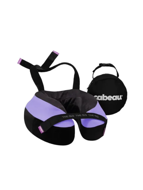 CABEAU EVOLUTION S3 Travel Neck Pillow & Bag • Lavender • New