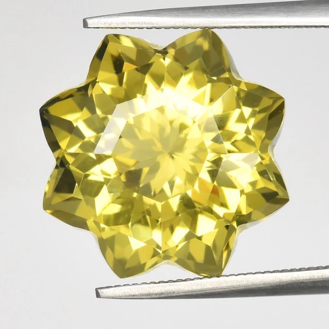 Pierre Citrine Naturelle Brute - Forme Ronde, Qualité VVS1, Non Chauffée - Provenance Brésil (Vendu à L'Unité)