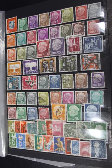 Saarland 379-448 OPD Saarbrücken 1957-1959 komplett gestempelt (G361)