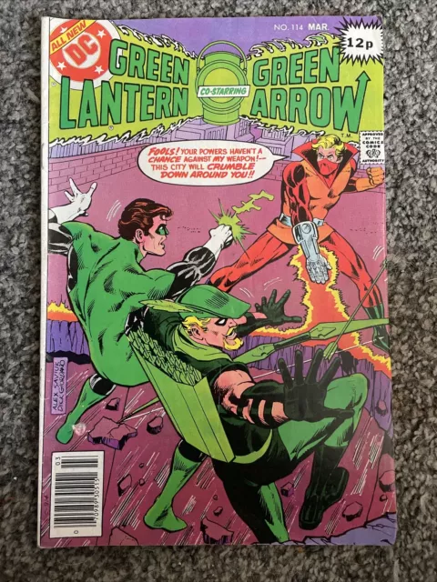 Green Lantern co-starring Green Arrow #114 Mar 1979 Bronze Age