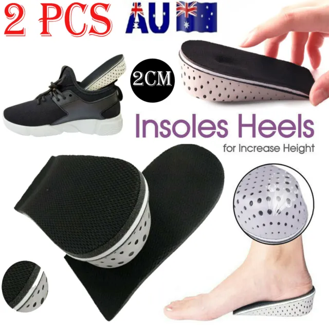 Insert Shoe Pad Unisex Insole Heel Lift Height Increase Cushion Elevator_Taller