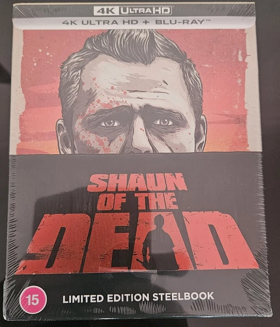 *RARE* SHAUN OF The Dead 4K UHD BluRay Limited Edition Steelbook O.O.P