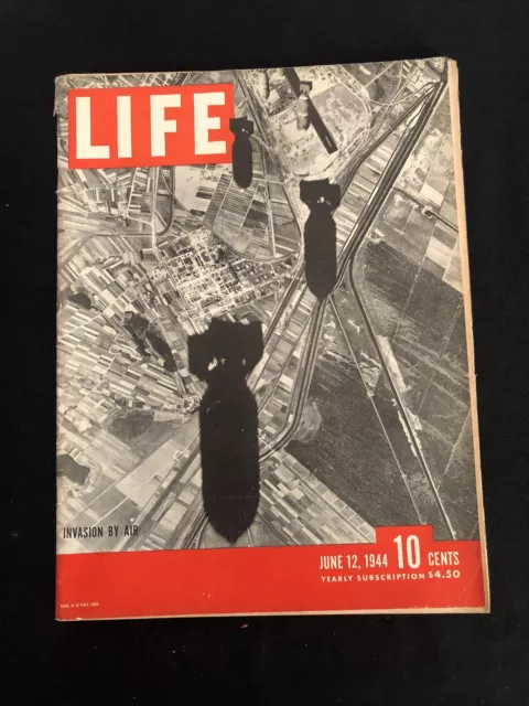 Ww2 Us Magazine Life  1944 June 12 Invasion By Air Livre