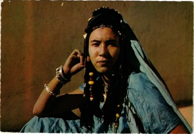CPM AK MAROC Scenes et Types du Maroc. Femme Bleue de Goulimine (343036)
