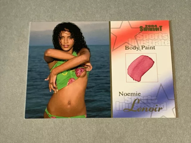 Noemie Lenoir 2004 Sports Illustrated Swimsuit Body Paint Card #BP7/10