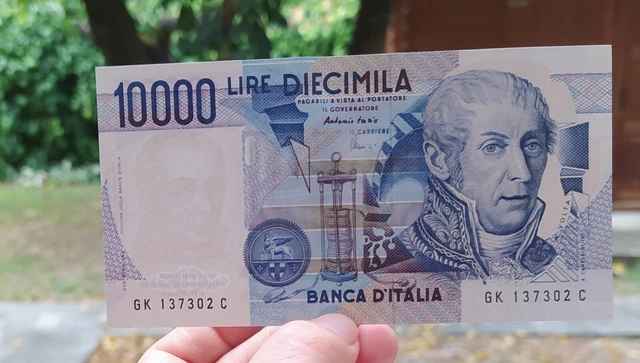 10000 10.000 10 mila LIRE A. Volta 1984 Senza difetti Come nuovo