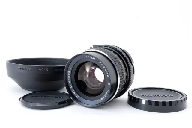 [COMO NUEVO con capucha] Lente Mamiya Sekor C 55 mm f/2,8 S para M645 1000S Super Pro TL JAPÓN