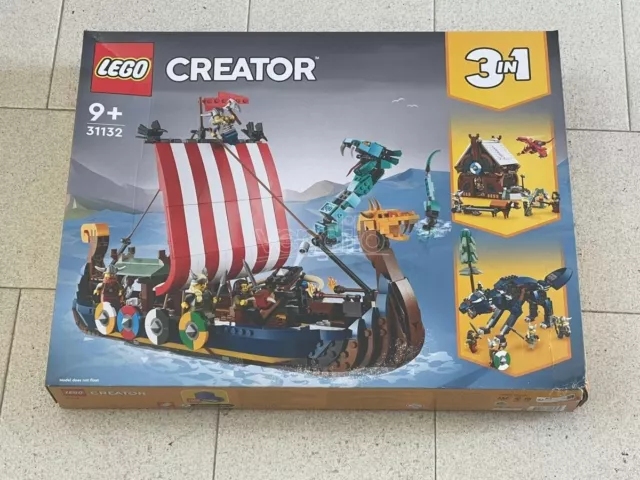 Lego 31132 Le Bateau Viking Et Le Serpent De Midgard Creator 3 En 1 Set Neuf