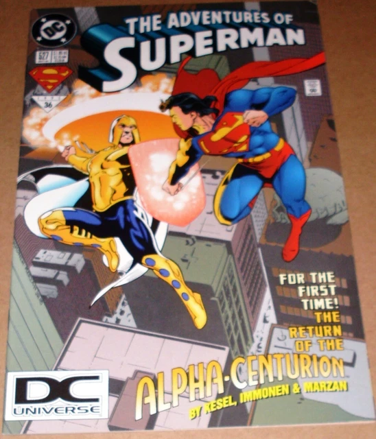 Adventures of Superman #527 DC Universe Logo Variant 1995 Alpha-Centurion Kesel