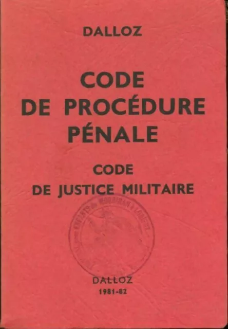 3634240 - Code de procédure pénale - France