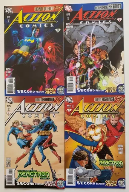 Action Comics #879 to #882. (DC 2009) 4 x issues.