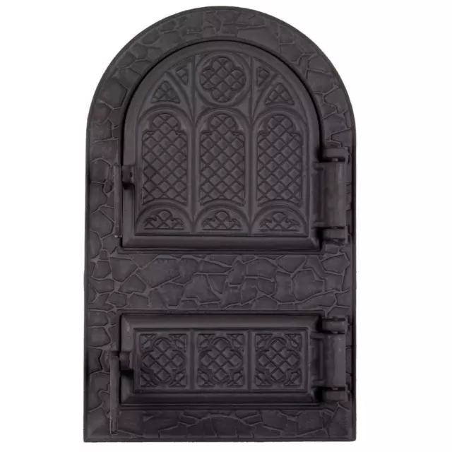 CAST IRON FURNACE Fire Door Clay Bread Oven Doors Pizza Stove Fireplace