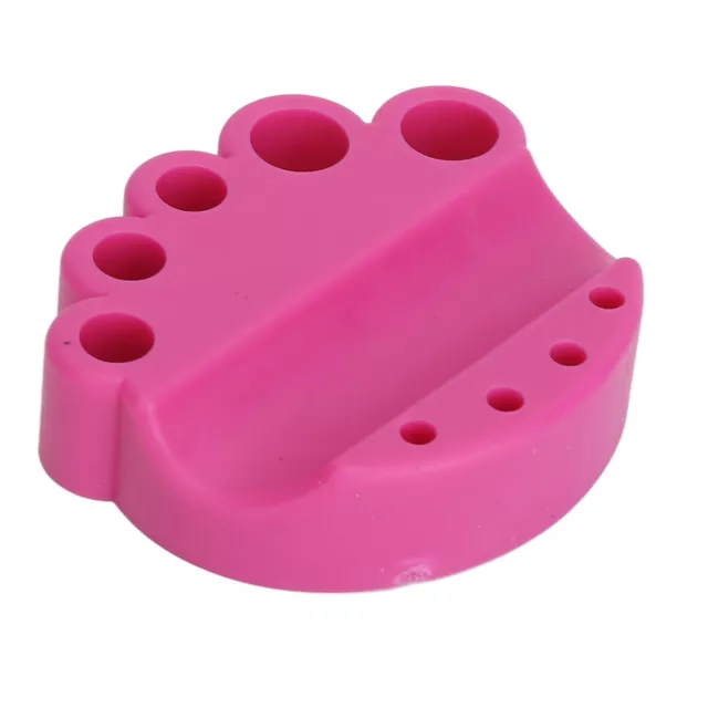 10PCS Ink Cup Holders Silicone Safe Stable Pigment Ink Cup Holders(Rose Red GGM