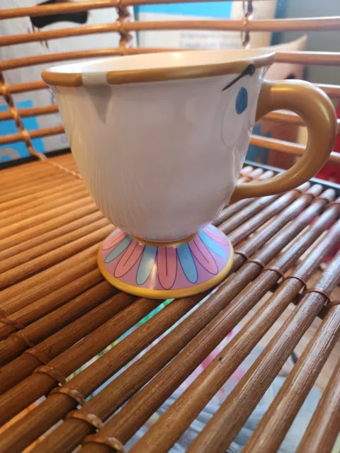 Chip Mug Beauty and the Beast Ceramic Coffee Tea Mug Cup Disney Parks