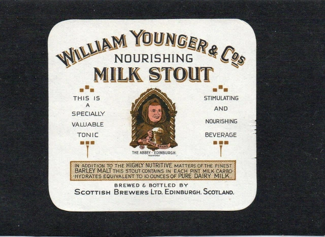 Wm YOUNGER & Co - NAHRMILCH STOUT (anders): Bieretikett (C74763)