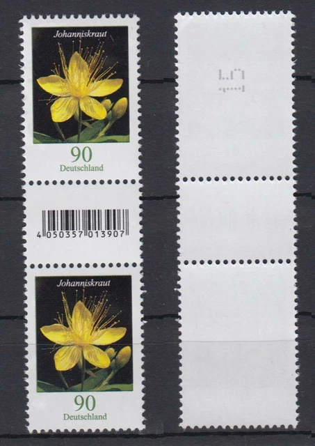 Bund 3304 EAN-Code RM ungerade Nr. 2 st. Zwischenstegpaar Johanniskraut 90 C **