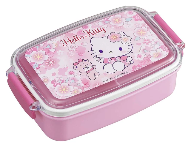 OSK Lunch Box Hello Kitty Sakura Lunch Box with Dividers 500ml Made in Japan