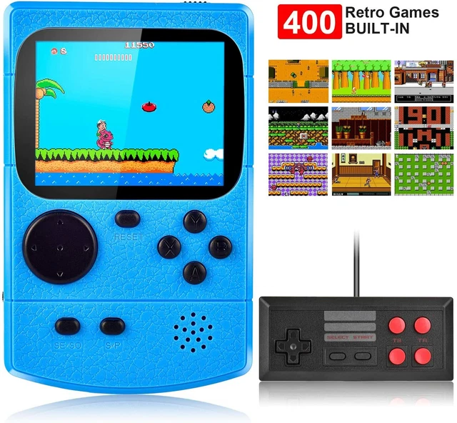 Console de jeu portable rétro rouge - Super Mario - 400 jeux classiques Console de jeu portable rétro rouge - Super Mario - 400 jeux classiques