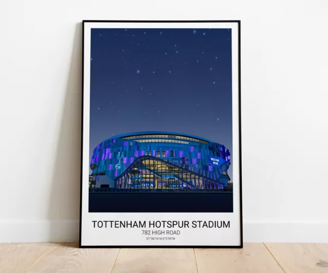 Tottenham Hotspur Stadium Print Photo Poster Squad 2023 2024 Team Squad New