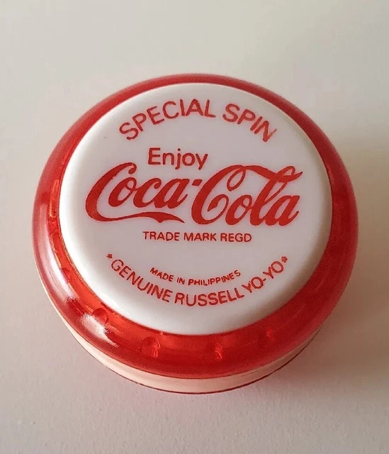 GENUINE VINTAGE RUSSELL Coca Cola Special Spin Yoyo Yo-Yo Yo