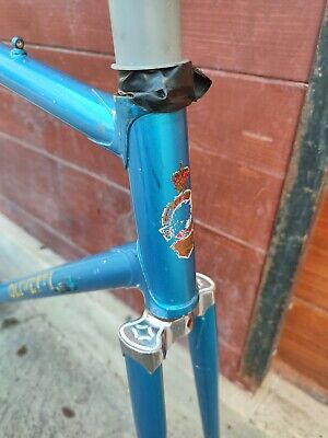 sz 54*56 ctc steel Frameset as is CTC 1970s Vintage Telaio OLIVETTI RE 
