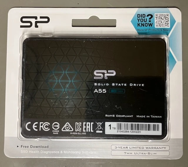新品未使用 SP A55 1TB SATA III SSD 2.5インチ SILICON POWER ACE A55 1TB,Internal,2.5 inch