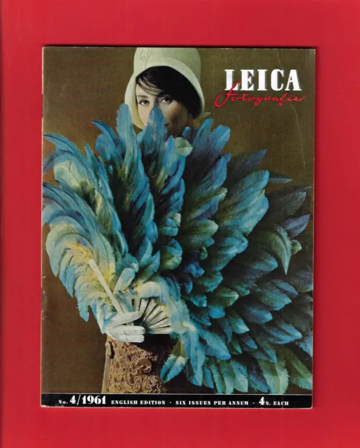 Vintage Leica Fotografie 4/1961 English Edition Magazine