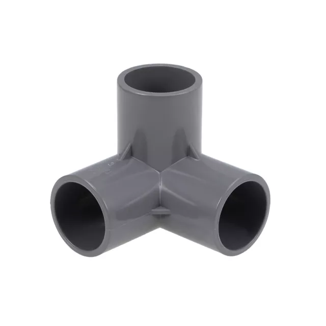 10PCS 3-WAY ELBOW PVC Plumbing Fitting Pipe 20mm Socket Tee Corner Fittings  Gray £12.15 - PicClick UK