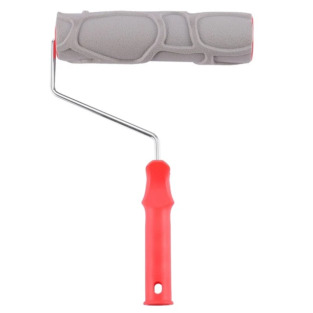 Pennello a mano pietra texture gomma colore goffrato rullo strumento interno ed esterno S9L8