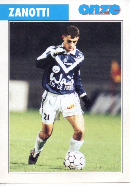 Carte Postale Jean-Marc Ferreri Girondins De Bordeaux 1987 - Vintage Paris-SG