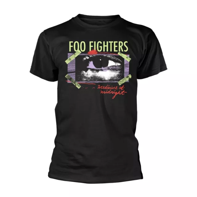 FOO FIGHTERS - MEDICINE AT MIDNIGHT TAPED BLACK T-Shirt Small