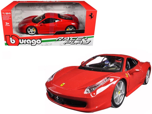 Modellino Bburago 1:24 Ferrari California T Chiuso - Colore Bordeaux - Pressofuso