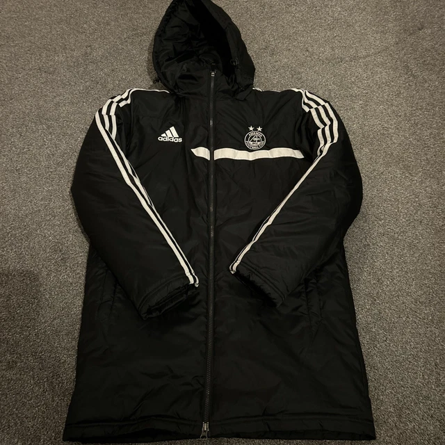 ABERDEEN FOOTBALL CLUB Adidas Long Puffer Jacket S 10.99 PicClick UK