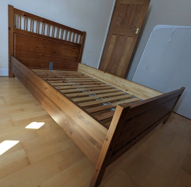 IKEA HEMNES DOUBLE Bed Frame Only No Mattress Fits mattress