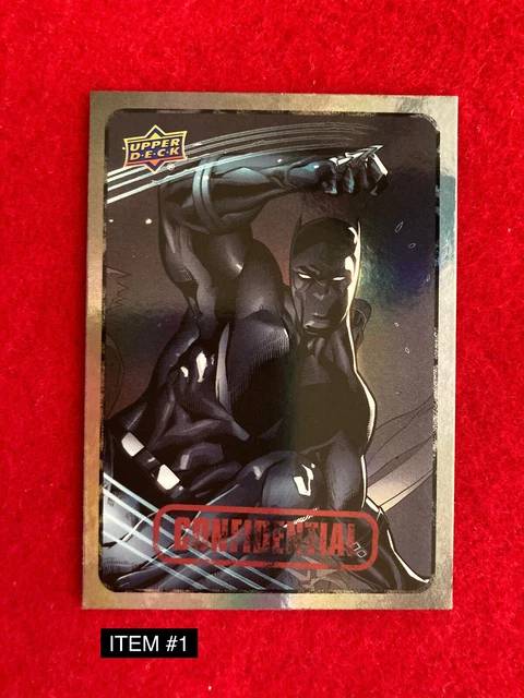 2015 2016 Upper Deck Marvel Dossier FOIL BLACK PANTHER  -  YOU PICK -
