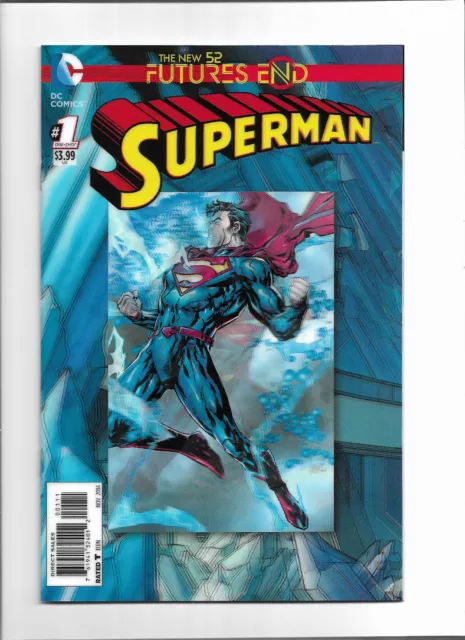 Superman: Futures End│#1A│Vol1 2014│Dc│Back Issue│Lenticular 3D Cover