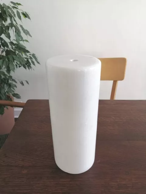 Cylindre En Marbre Blanc Véritable Hauteur 30 Cm Diametre 12 Cm Decoration Lampe