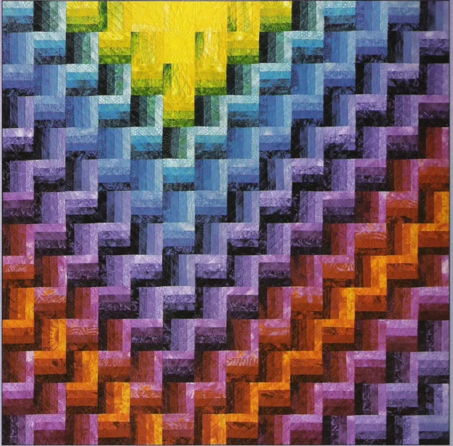 NORTHERN LIGHTS PIECED quilt pattern for Checkers 11.00 PicClick